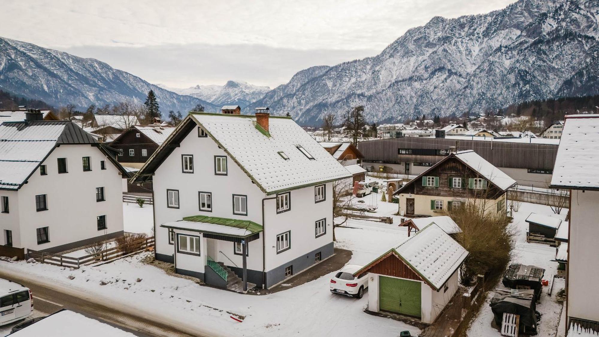Moderne Ferienwohnung Mit Bergblick Bad Goisern Buitenkant foto